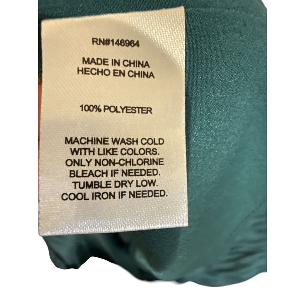 Grey Collective Teal Smocked Waist Midi Dress With Ruffled Sleeves Size L, NWT - Picture 9 of 10